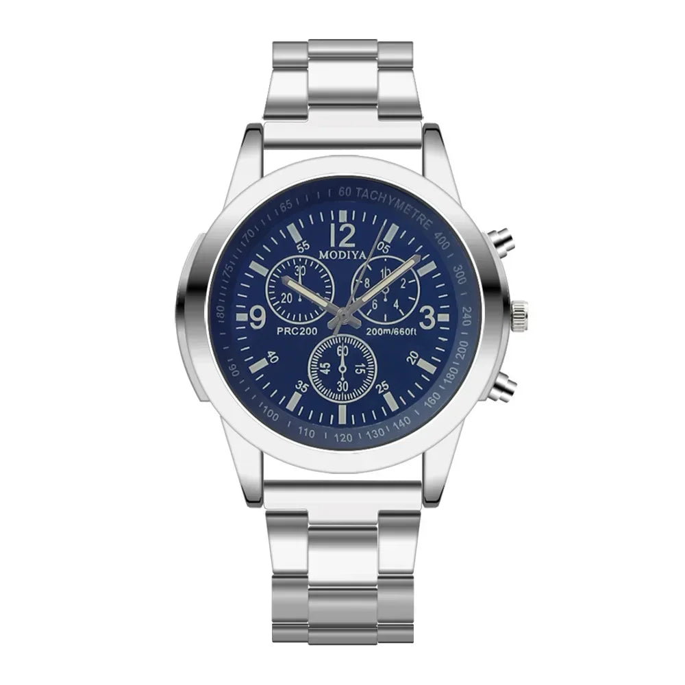 Top Brand Men Watch Luxury Sports Quartz Mens Watches Full Steel Wristwatch Men Relogio Masculino