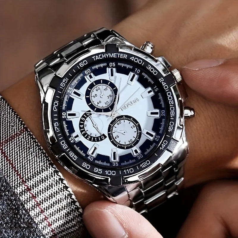 Relogio Masculino Rosra Watches Men's Business Steel Watches Decorative Dial Sports Quartz Watches Cheap Things
