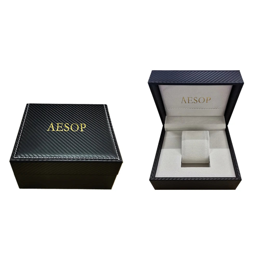 Aesop Flying Tourbillon Mechanical Watch For Men Eight Horses Stylish Waterproof Wristwatch Stylish Skeleton Dial Luxury 2025A