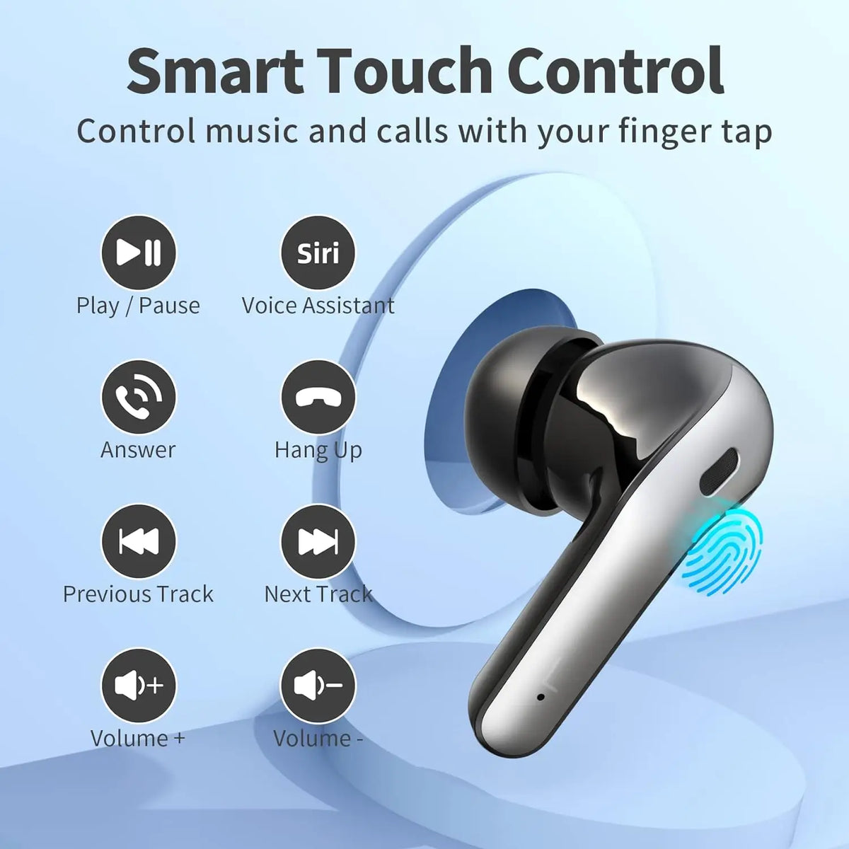 Earphones X08 SANVNET HIFI  Headphones In-Ear BT TWS Earbuds Headsets Waterproof True Wireless Stereo With Charging Bin Box