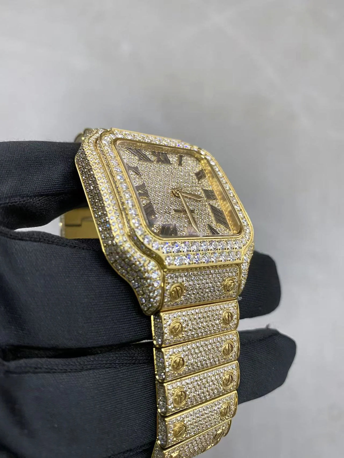 Wholesale Sport Luxury Iced Out Watches Men Women Hip Hop VVS D Colour Moissanite Watches Automatic Mechanical Watches