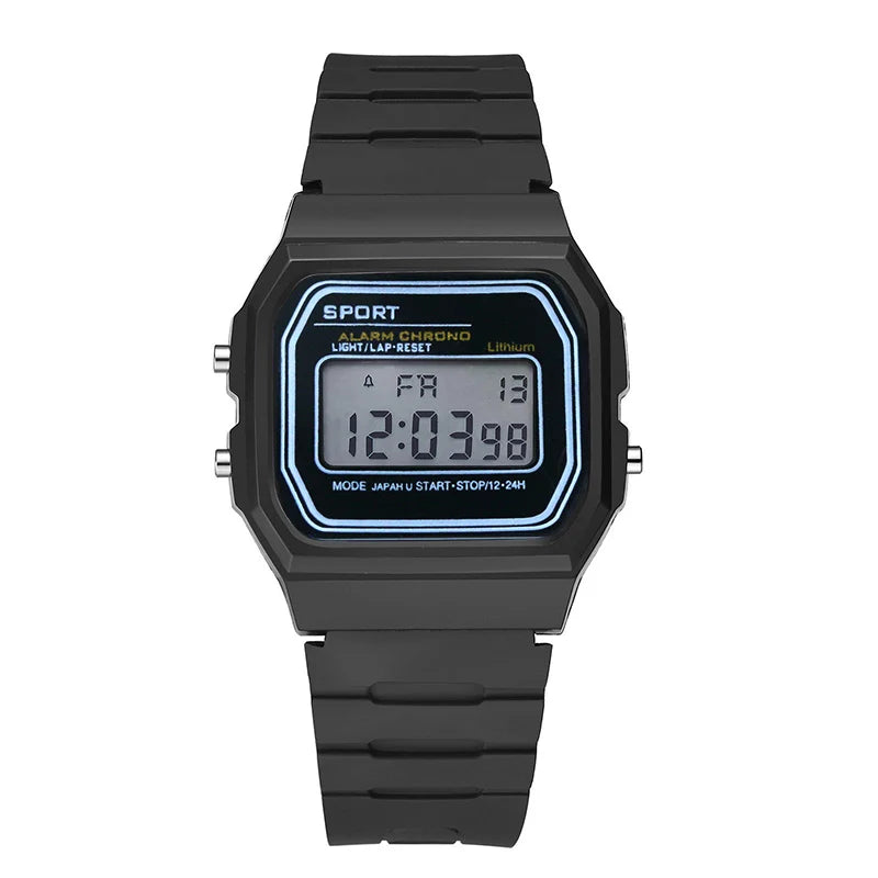 Rose Gold Silver Watches Men Women Electronic Digital Display Retro Style Clock Men's Relogio Masculin Reloj Hombre homme