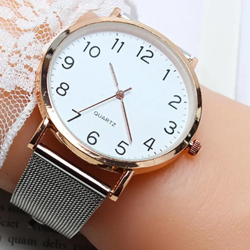 Luxury Hot Watch Men Fashion Sport Quartz Clock Mens Watches Unisex Simple Business Fashion Steel Strip Quartz Brand Wrist Watch