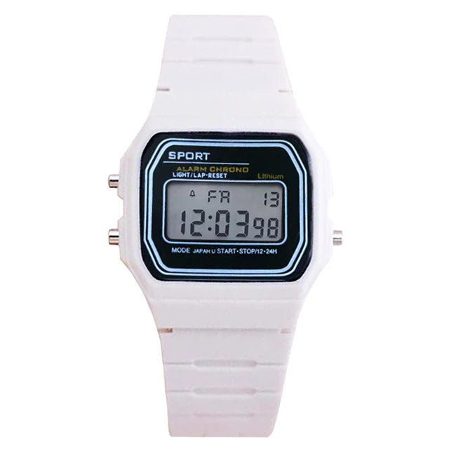 Rose Gold Silver Watches Men Women Electronic Digital Display Retro Style Clock Men's Relogio Masculin Reloj Hombre homme