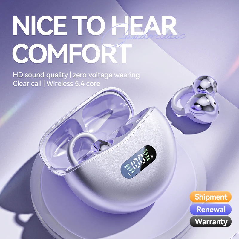 Sports ODM OEM Headphones Wireless Earphones BT V5.4 Earbuds OWS Open Ear Air Conduction Earphone From LINX Earbuds Factory