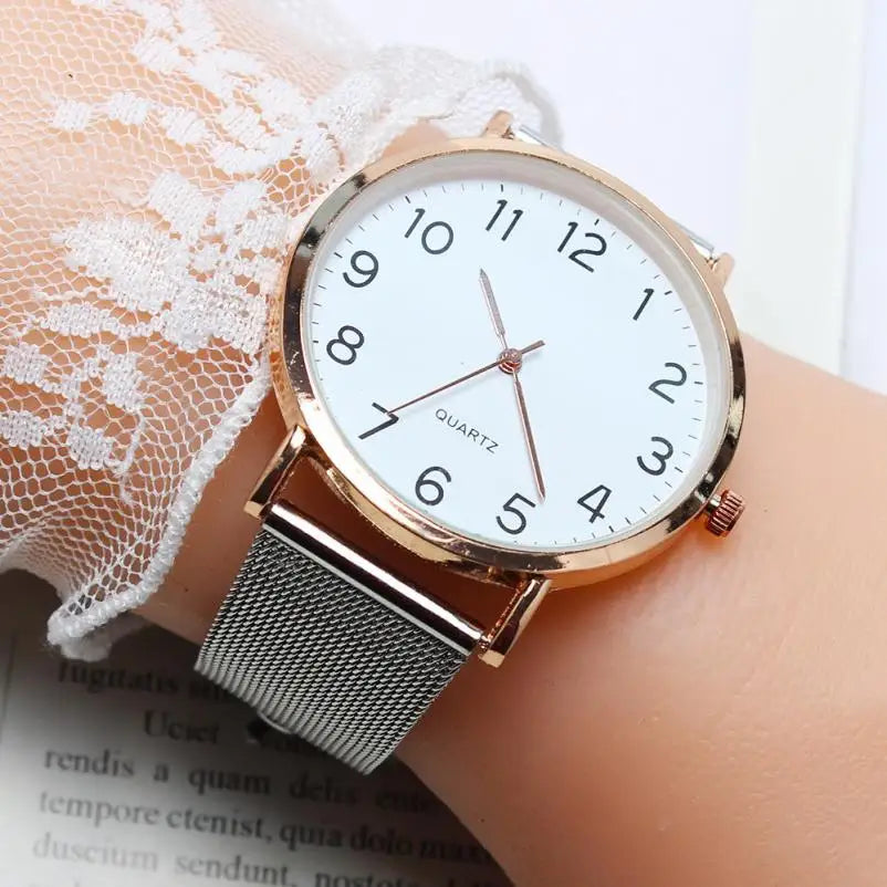 Luxury Hot Watch Men Fashion Sport Quartz Clock Mens Watches Unisex Simple Business Fashion Steel Strip Quartz Brand Wrist Watch