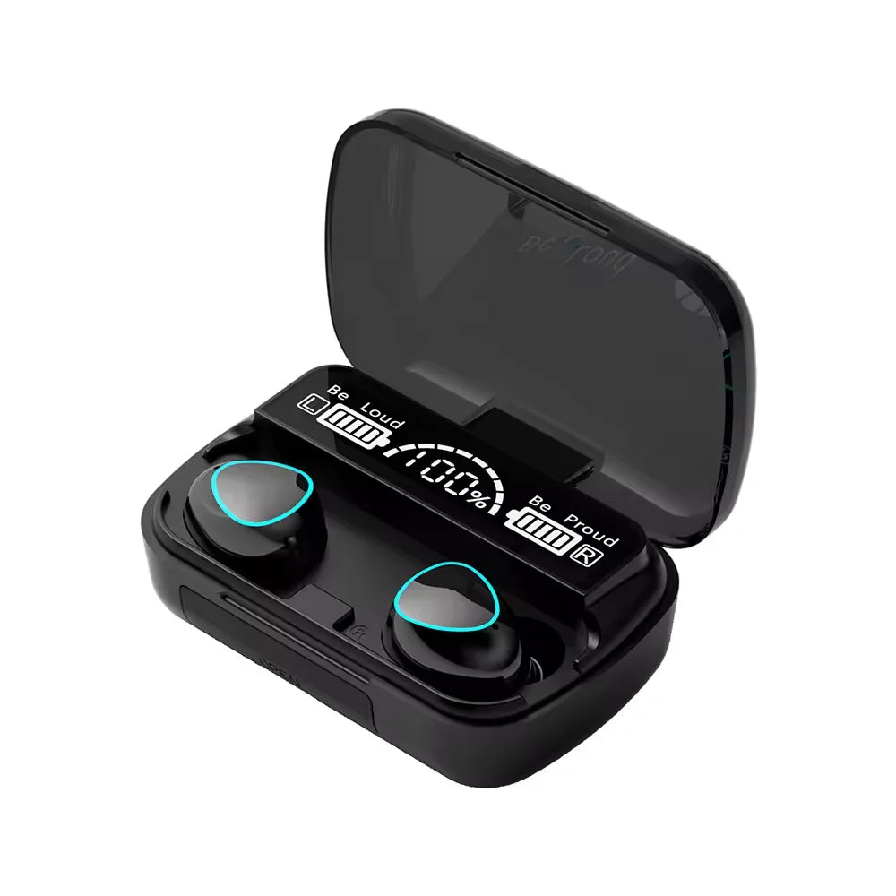 M10 TWS Wireless Headphones BT Earphone with Charging Box LED Sports Stereo Noise Canceling Earbuds Headsets for Xiaomi