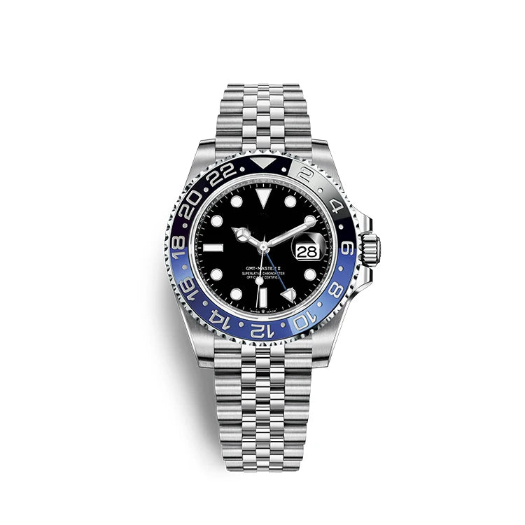 Factory Customized 40mm Luminous Mechanical Watch 5A+ Quality 904L Stainless Steel High Luxury Sport Feature with Power Reserve