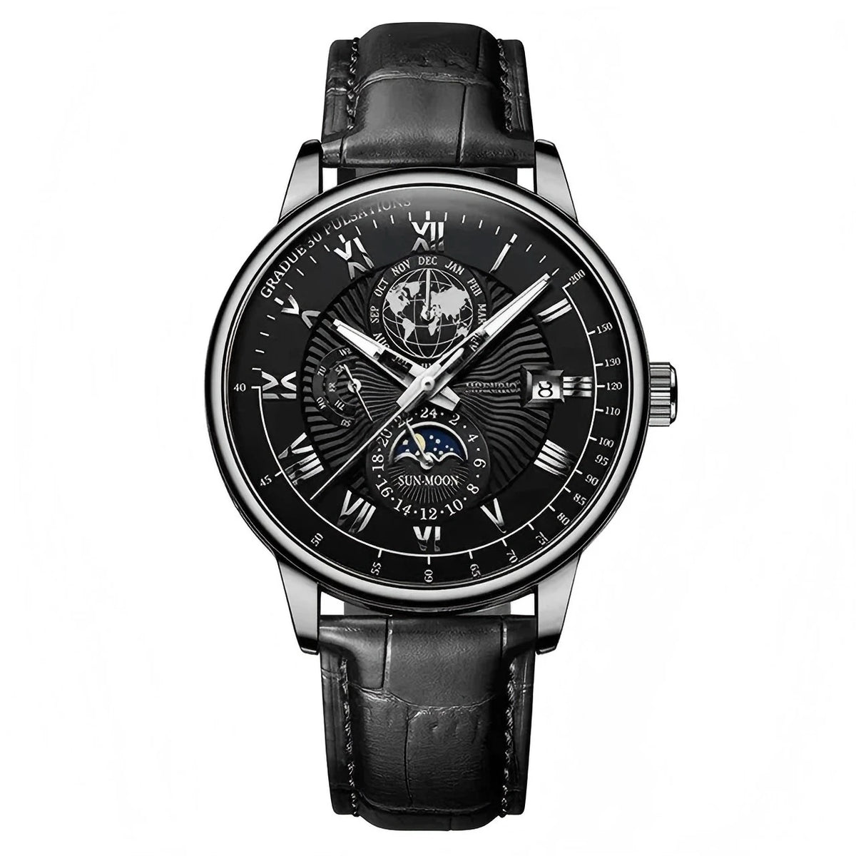 2026 Men Watch Fashion Top Luxury Sport Men's Wristwatch Waterproof Luminous Leather Date Quartz Watches Man clock