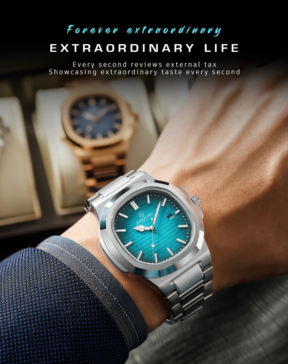2025 Top Brand Luxury Fashion Diver Watch Men 30ATM Waterproof Date Clock Sport Watches Mens Quartz Wristwatch Relogio Masculino