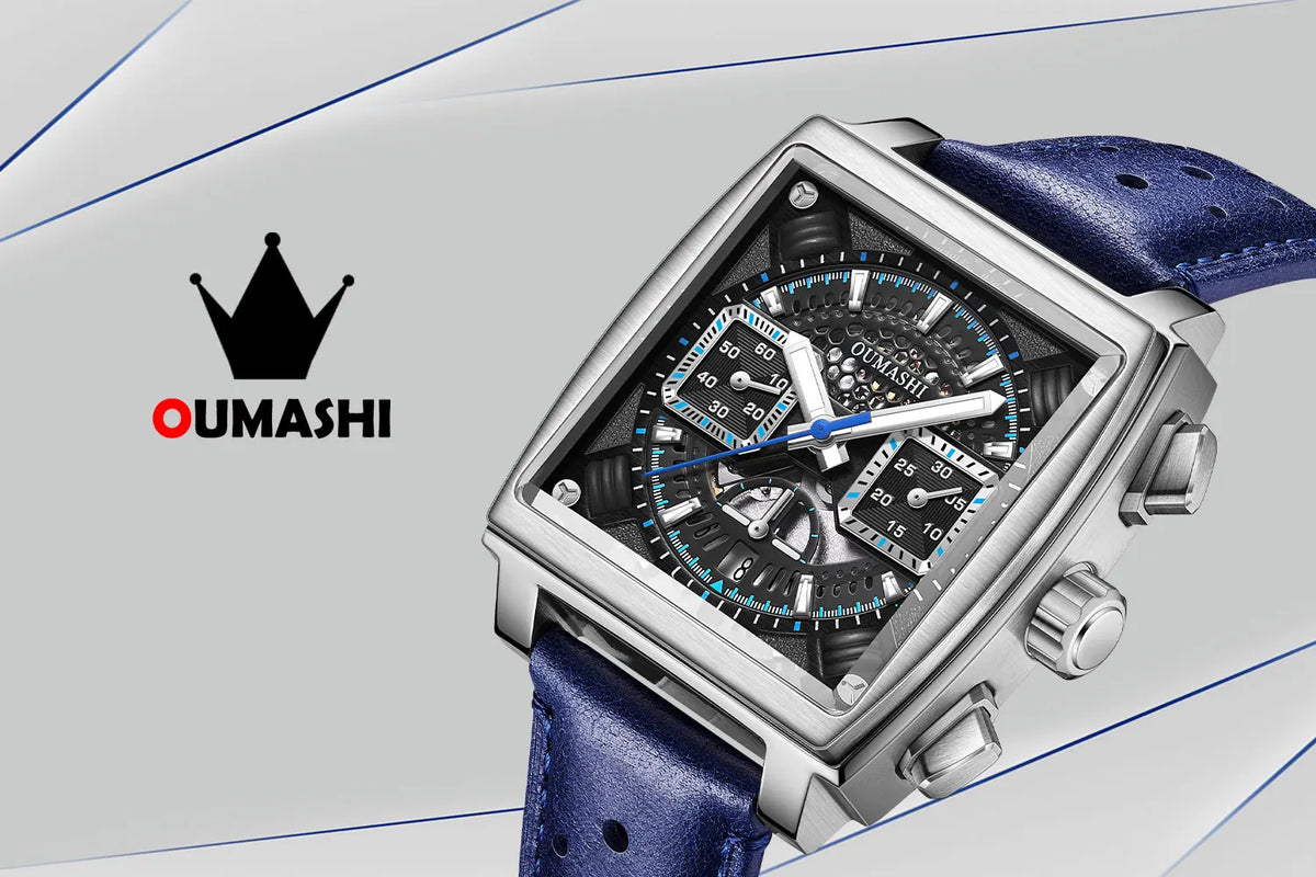 Luxury Automatic Watches for Men ETA7750 Chronograph Mechanical Style Dial Luminous Waterproof Leather strap Custom Men's Watch