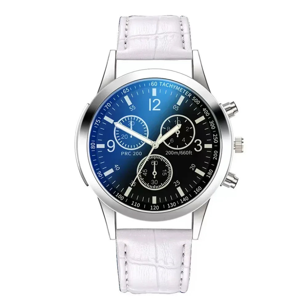 New Men Watches Luxury Band Round Watch Fashion Blu-ray Roman Watch for Man Relojes Para Hombre שעון ספורט Часы Мужские Наручные