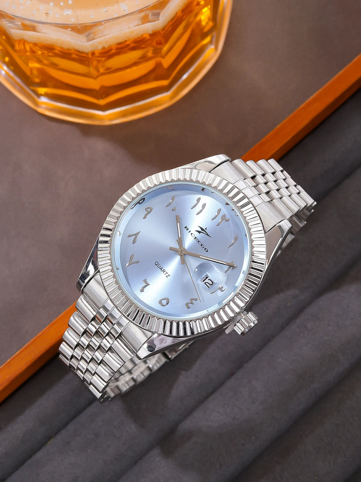 Fashion Men's Watches Date High-end Luxury Casual Sport Clock Classic Business Quartz Male Stainless Steel Wristwatches