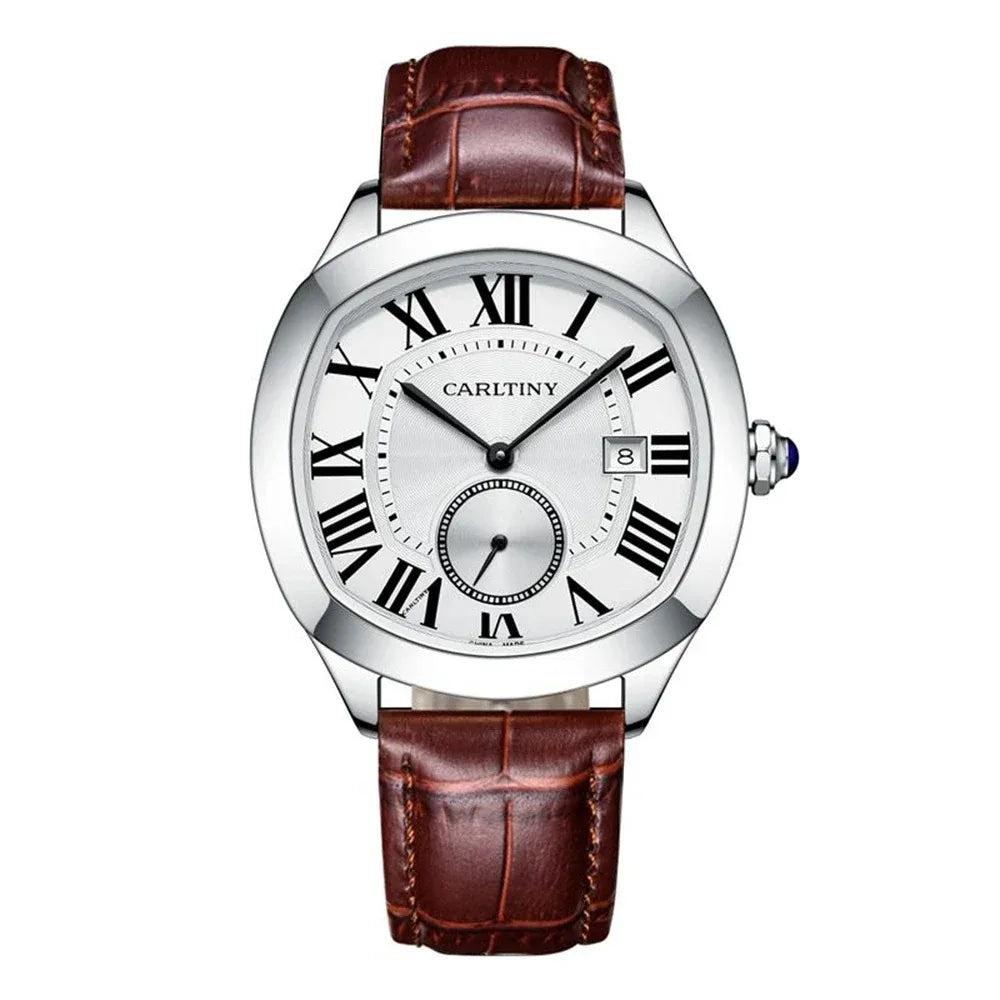 Luxury Watch Automatic Top Brand Men Mechanical Wristwatches CARLTINY Fashion Watches Homage Clocks New 2023 Relojes Para Hombre