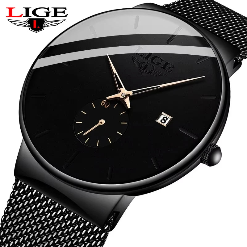 Man Ultra Thin Watches New Men's Watch Luxury Brand Gifts Male Clock Business Quartz Wristwatch Watch For Men Relogio Masculino