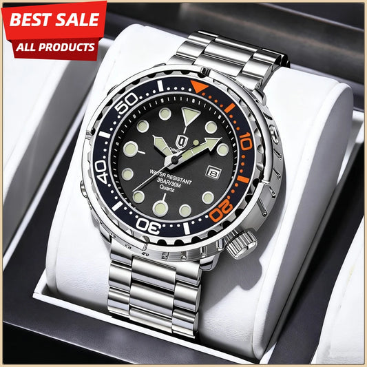 #New Fashion Watch Men Top Brand Luxury Waterproof Luminous Date Clock Sport Watches Mens Quartz Wristwatch Relogio Masculino