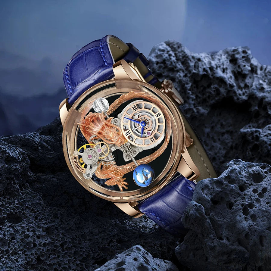 Relogio PINDU Fixed Roulette Watch Latest Design Quartz Watch Men Waterproof Leather Man Wristwatch Upgraded Version