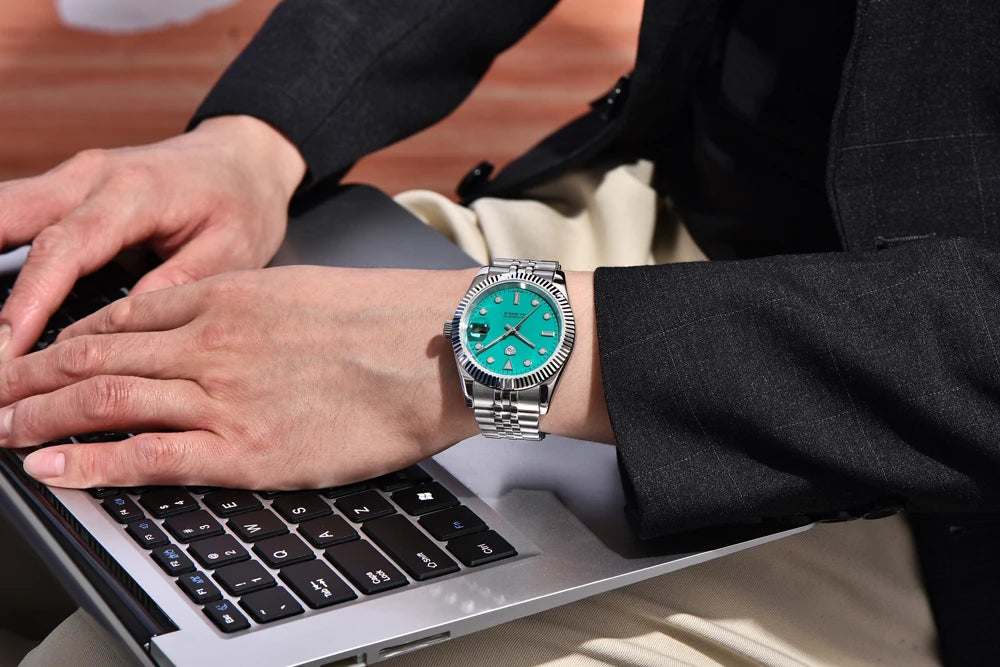 2025 New RollsTimi Men's Watches Mechanical Wristwatches Luminous Dial Automatic Watch For Men Top Luxury AR Sapphire Waterproof