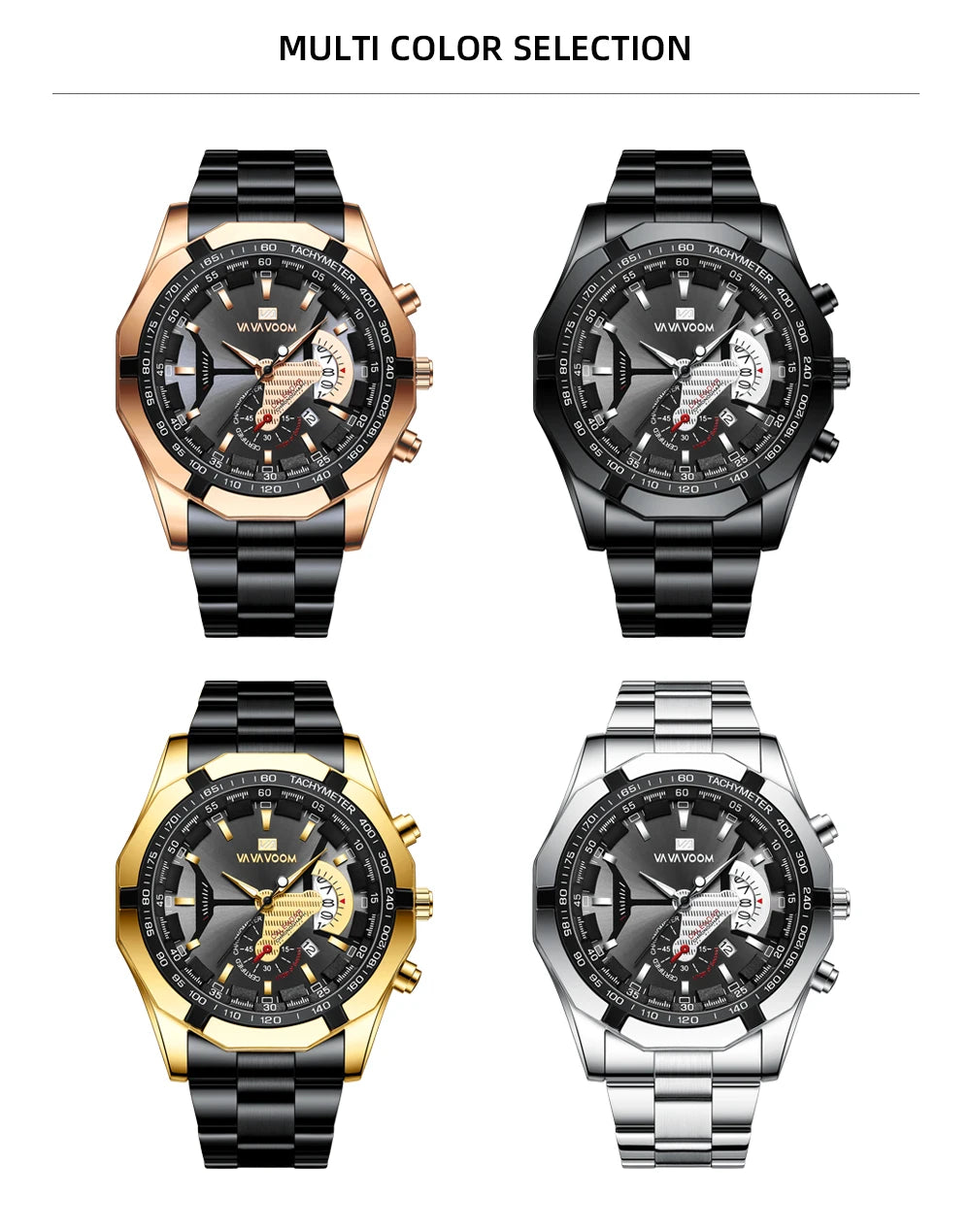 2023 Top Brand Luxury Watch Fashion Selling Gold Sports Casual Quartz  Travel Wristwatch Waterproof Mens Clock Relogio Masculino