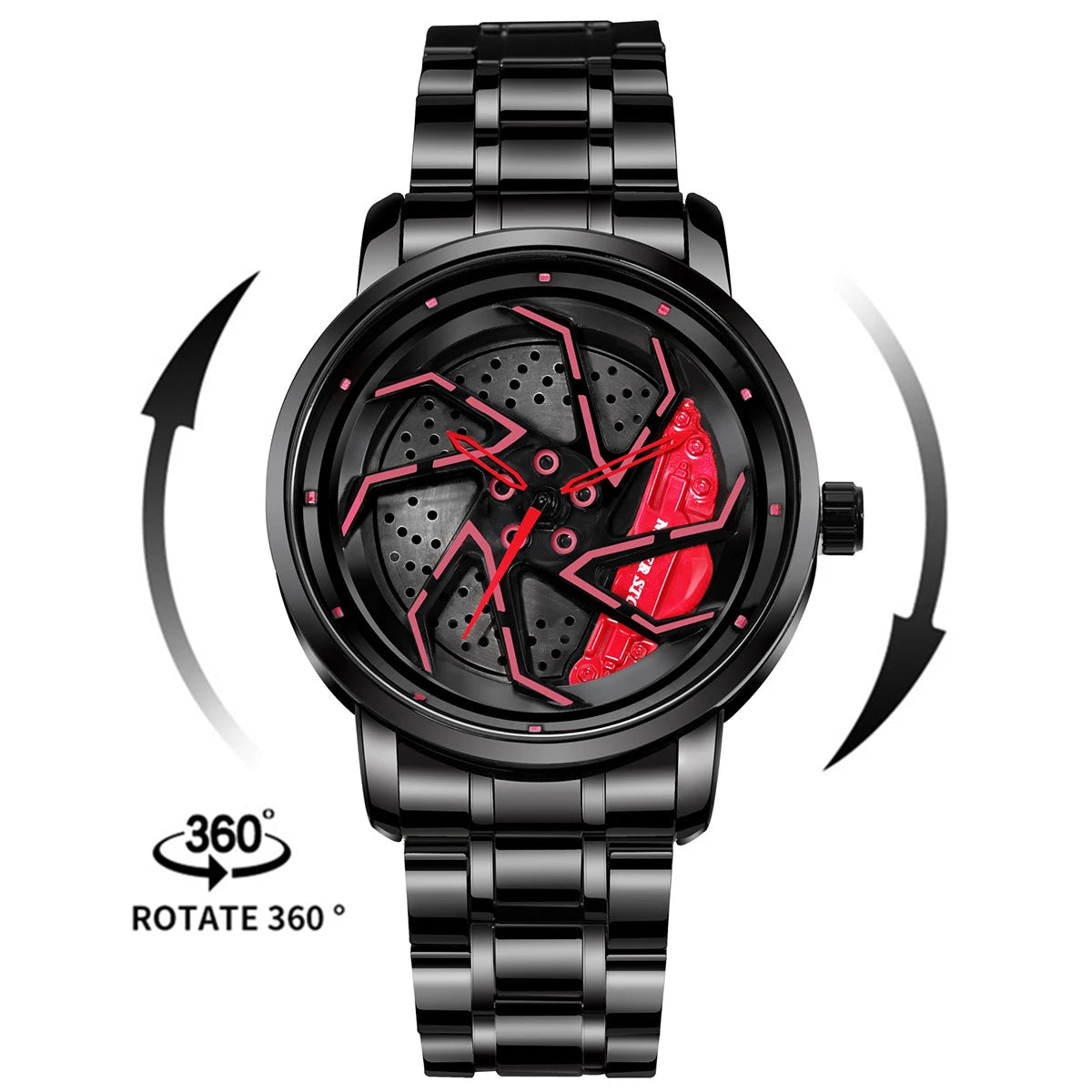 Luxury Sport Car Wheel Watch for Men Top Brand Car Wheel Rim Dial 3D Fashion Men's Watch Waterproof Men Watch Relogio Masculino
