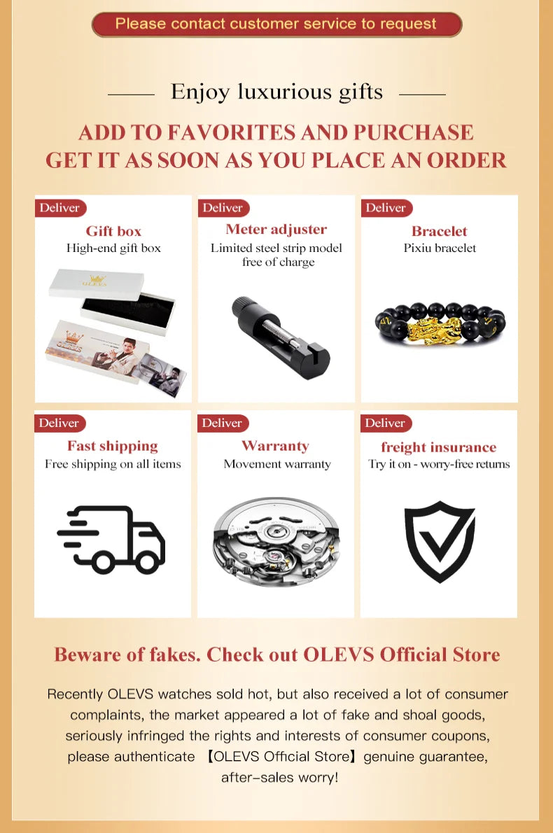 OLEVS Men's Watches Classic Luxury Automatic Mechanical Original Wristwatch for Man 24 Hour Week Date Display Waterproof Fashion