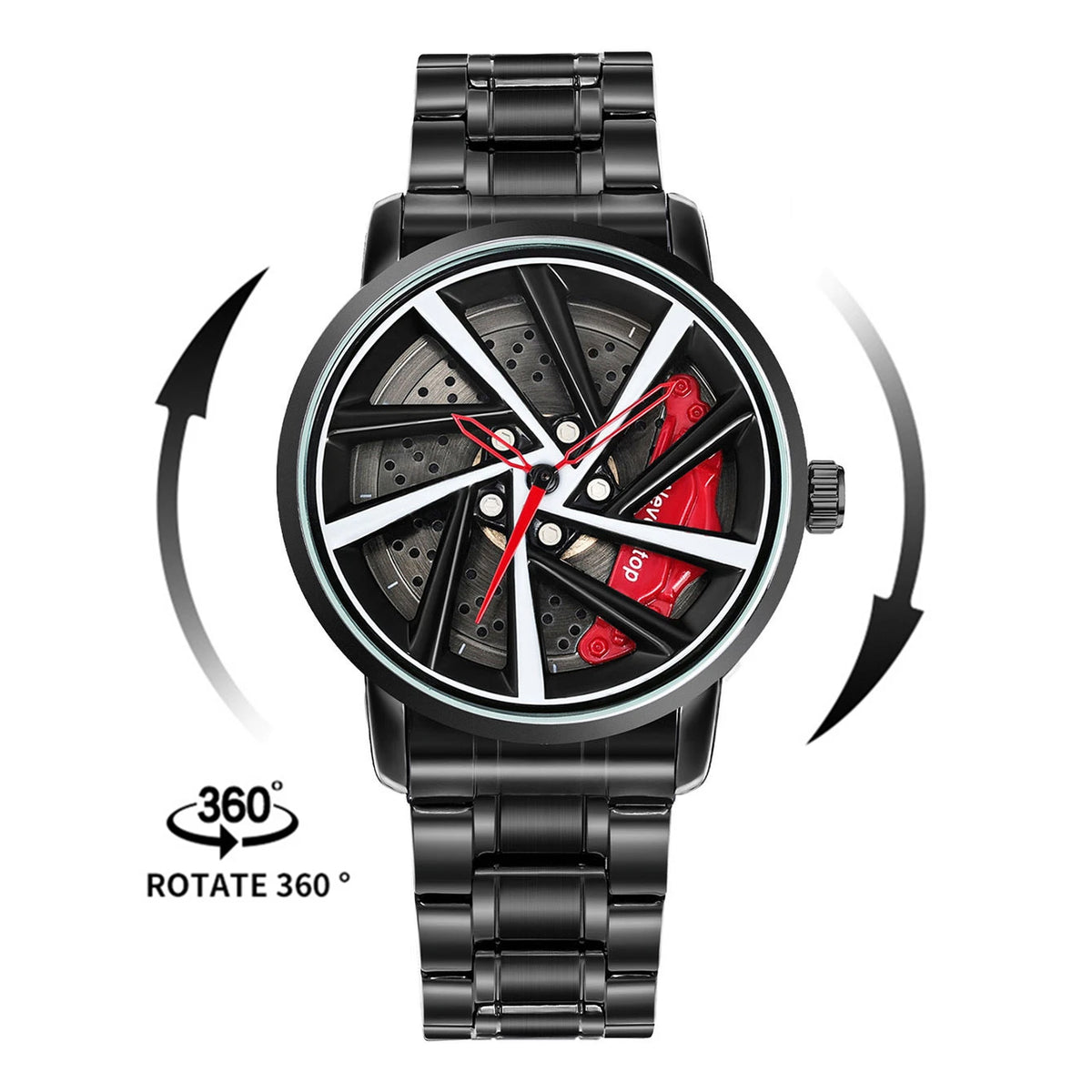 Luxury Sport Car Wheel Watch for Men Top Brand Car Wheel Rim Dial 3D Fashion Men's Watch Waterproof Men Watch Relogio Masculino