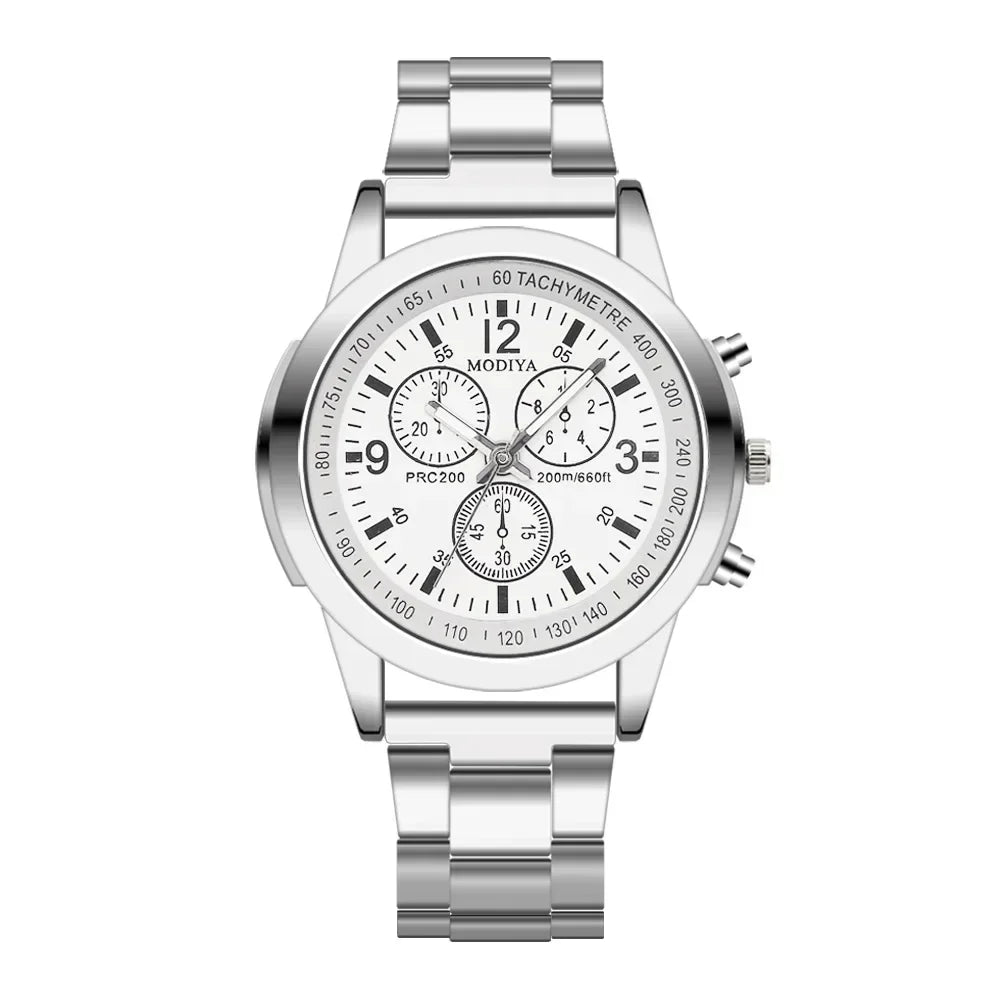 Top Brand Men Watch Luxury Sports Quartz Mens Watches Full Steel Wristwatch Men Relogio Masculino