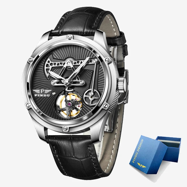2023 Relogios Masculinos  Pindu Design Mens WatchesSapphire glass Top Brand Machine Watch Men Business Clock Men Miyota 8215+Box