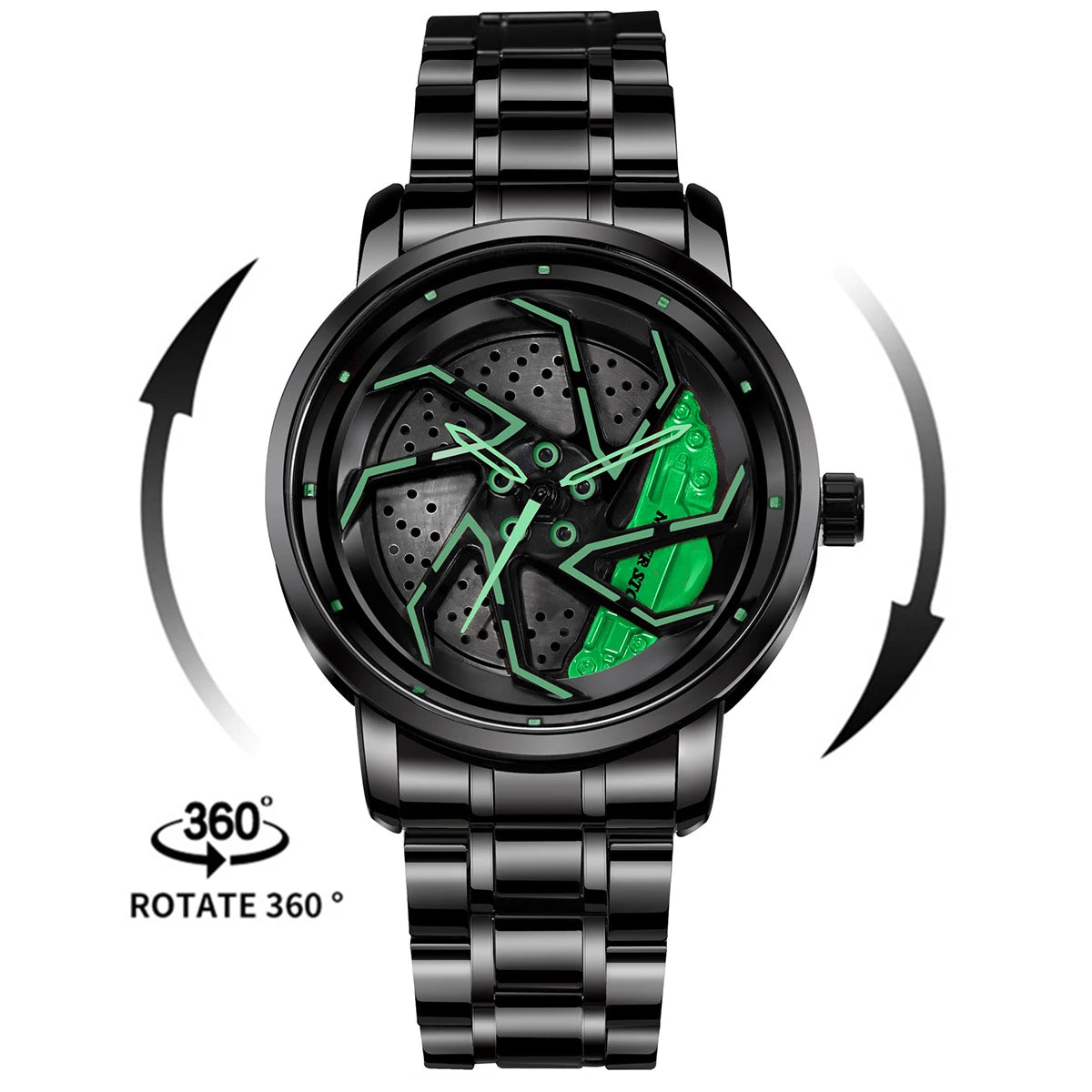 Luxury Sport Car Wheel Watch for Men Top Brand Car Wheel Rim Dial 3D Fashion Men's Watch Waterproof Men Watch Relogio Masculino