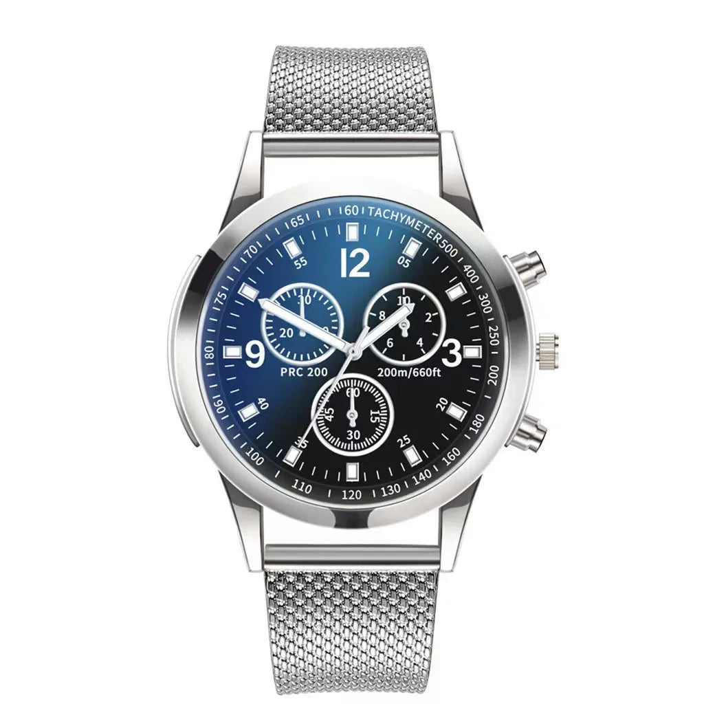 New Men Watches Luxury Band Round Watch Fashion Blu-ray Roman Watch for Man Relojes Para Hombre שעון ספורט Часы Мужские Наручные