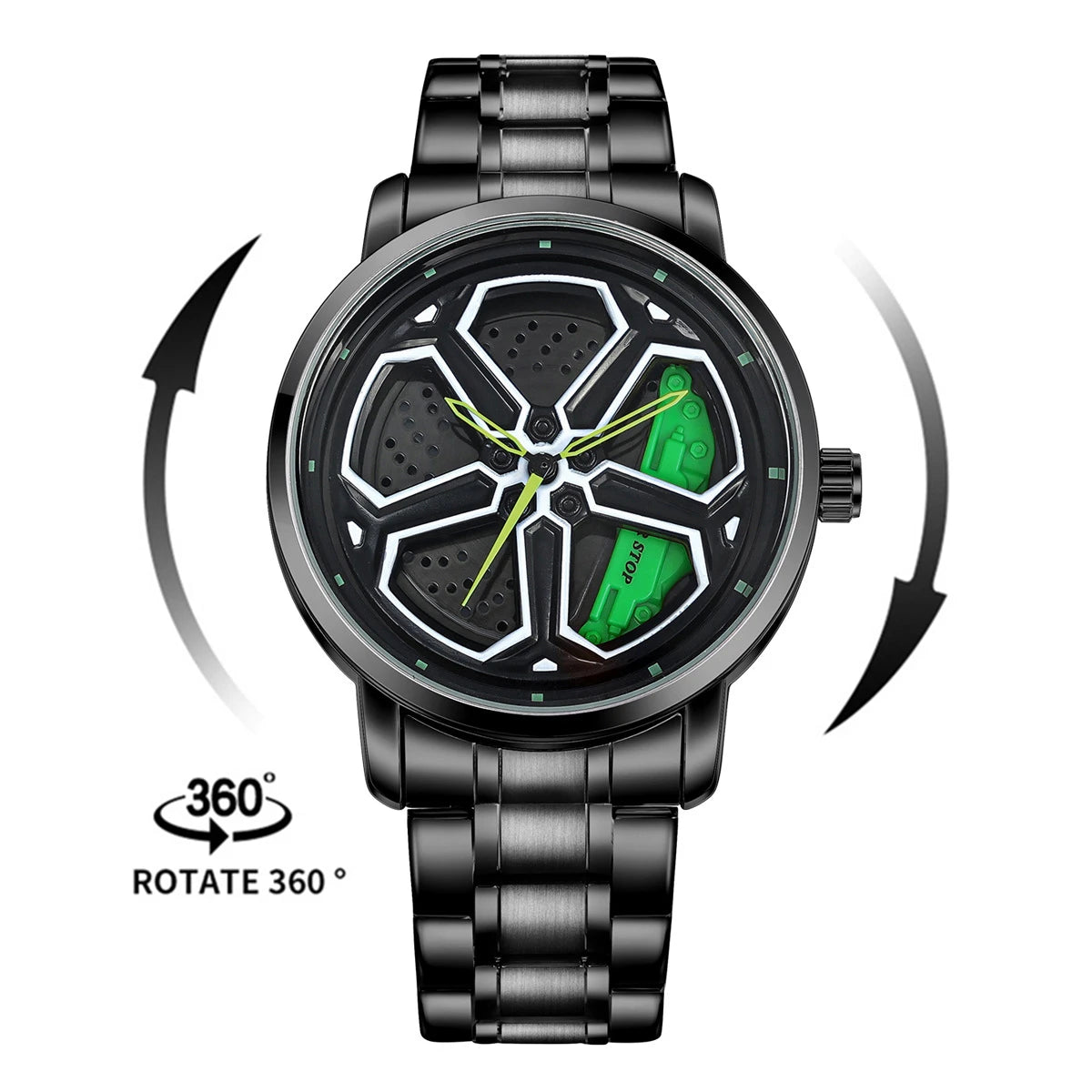 Luxury Sport Car Wheel Watch for Men Top Brand Car Wheel Rim Dial 3D Fashion Men's Watch Waterproof Men Watch Relogio Masculino