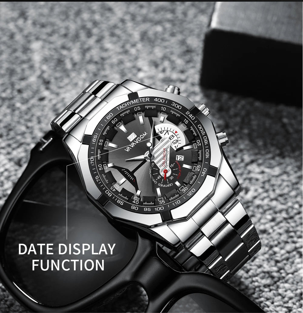 2023 Top Brand Luxury Watch Fashion Selling Gold Sports Casual Quartz  Travel Wristwatch Waterproof Mens Clock Relogio Masculino