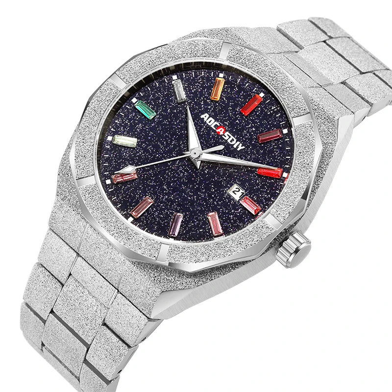 Luxury Business Men Watches Quartz Wristwatches Auto Date Male Clock with Luminous Hands Relogio Masculino