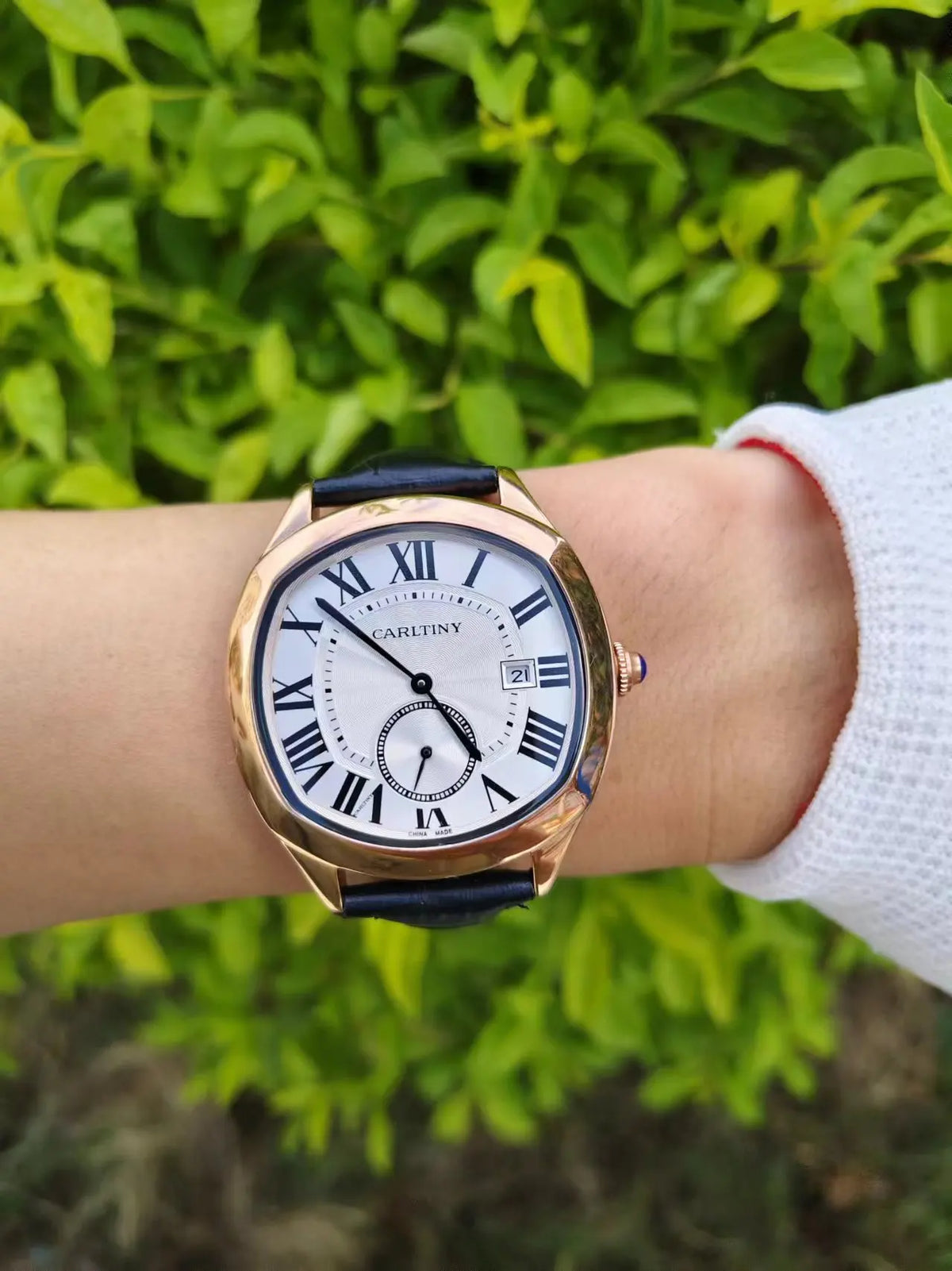 Luxury Watch Automatic Top Brand Men Mechanical Wristwatches CARLTINY Fashion Watches Homage Clocks New 2023 Relojes Para Hombre