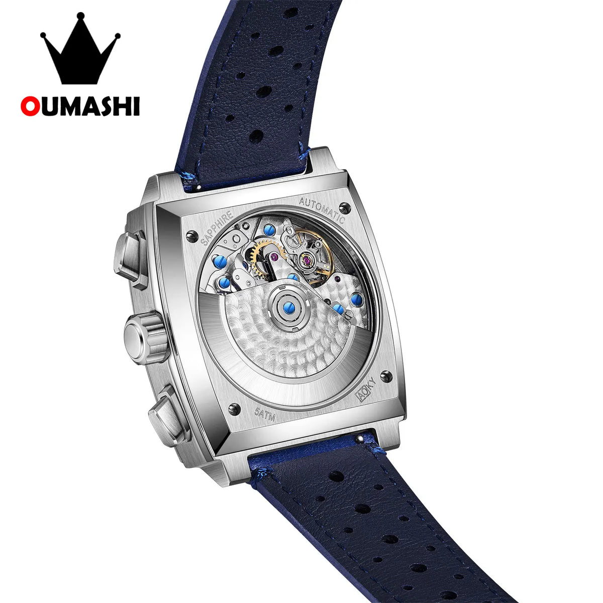Luxury Automatic Watches for Men ETA7750 Chronograph Mechanical Style Dial Luminous Waterproof Leather strap Custom Men's Watch
