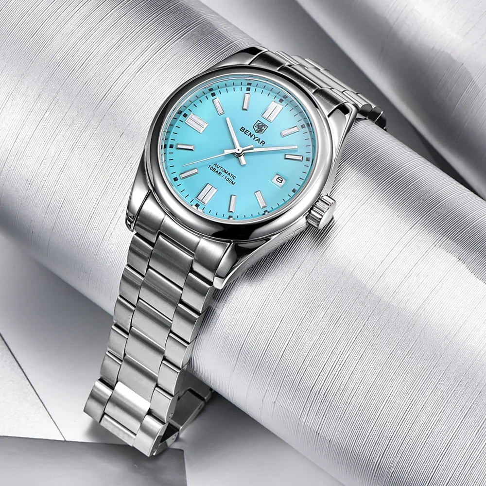 Relojes Hombre 2025 BENYAR New Watches Men Luxury Brand Chronograph Male Sport Watches Waterproof Stainless Steel Quartz Watch