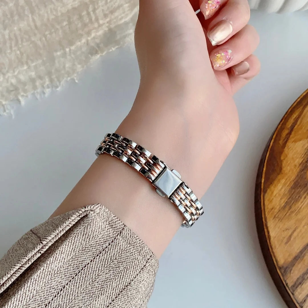 Luxury Watches For Women Lover Dial Rose Gold Stainless Steel With Date Quarzt Wristwatch Ladies Watches Relogio Feminino