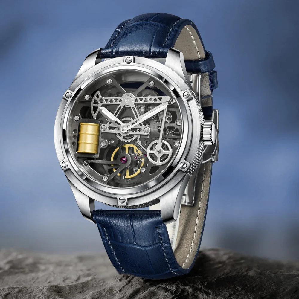 2023 Relogios Masculinos  Pindu Design Mens WatchesSapphire glass Top Brand Machine Watch Men Business Clock Men Miyota 8215+Box