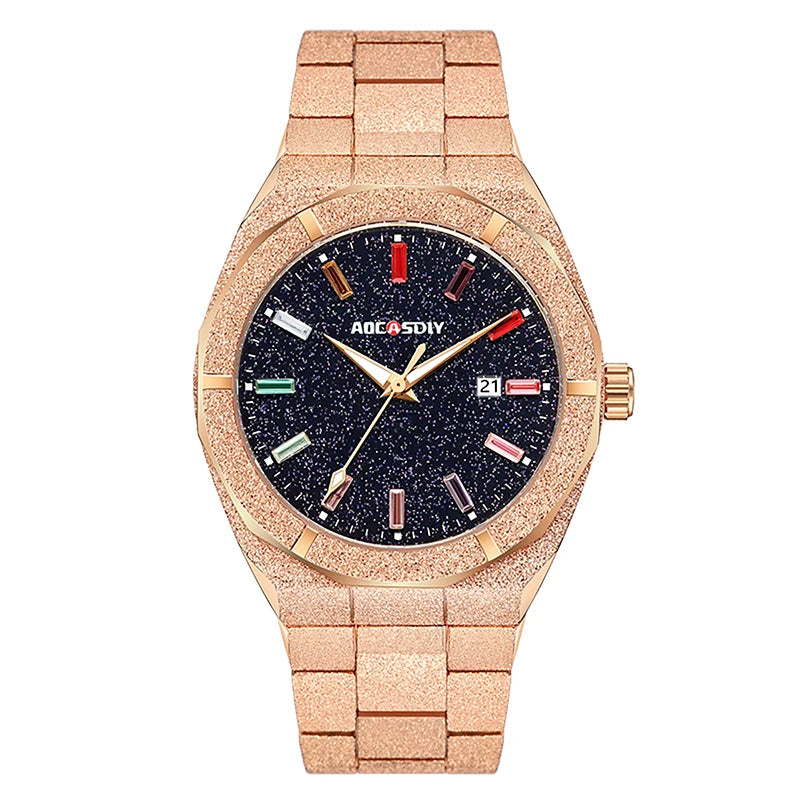 Luxury Business Men Watches Quartz Wristwatches Auto Date Male Clock with Luminous Hands Relogio Masculino