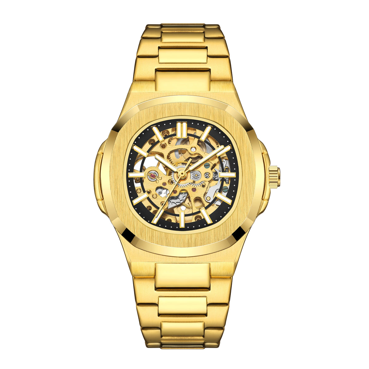 New Men's Watch New Luxury Business Watch Men Waterproof Gold Dial Watches Fashion Male Clock Wrist Watch Relogio Masculino 2023