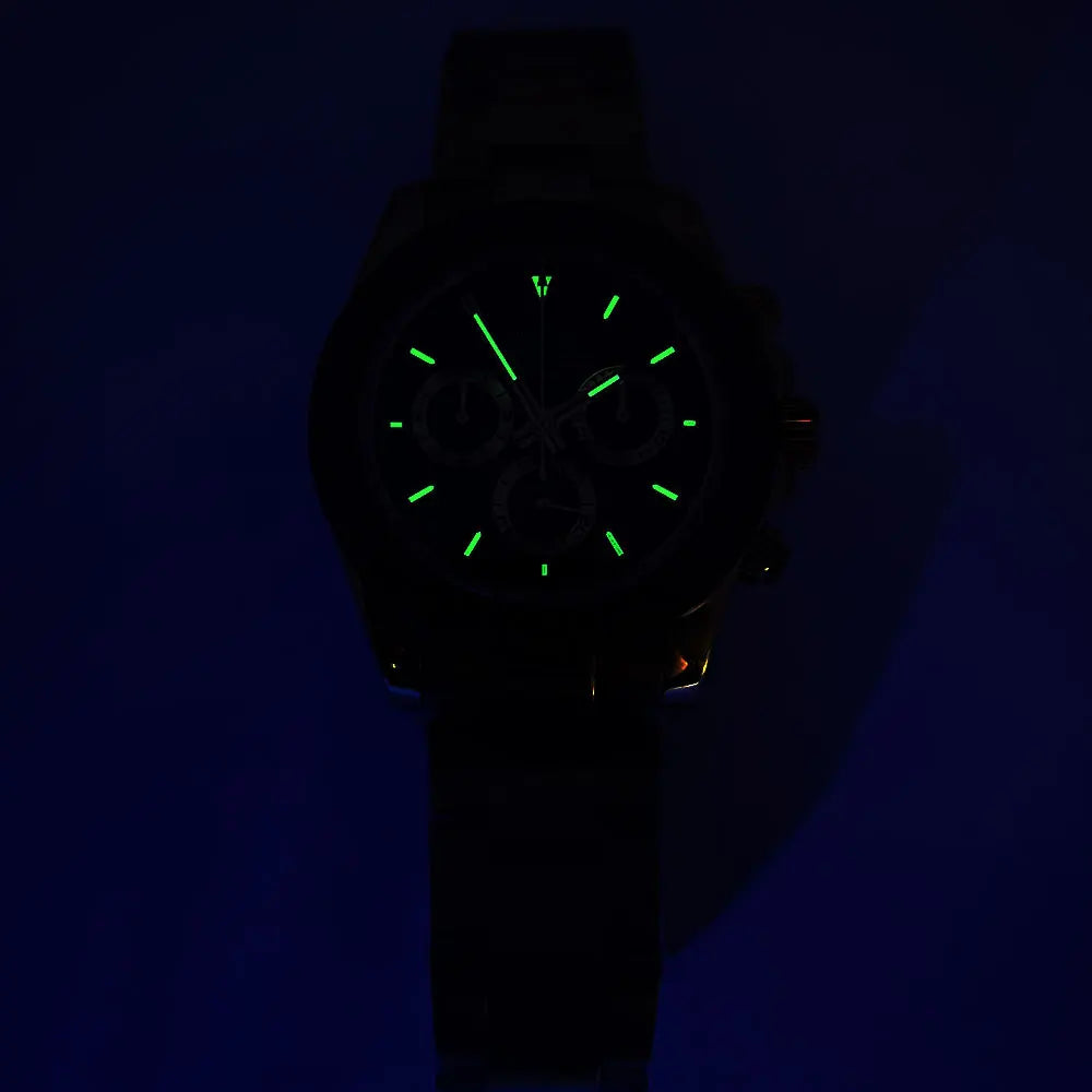 Luxury men's watch New Chronograph Equation Racing Men Automatic Mechanical Watch Waterproof 10ATM Sapphire 4801 4130 Movement