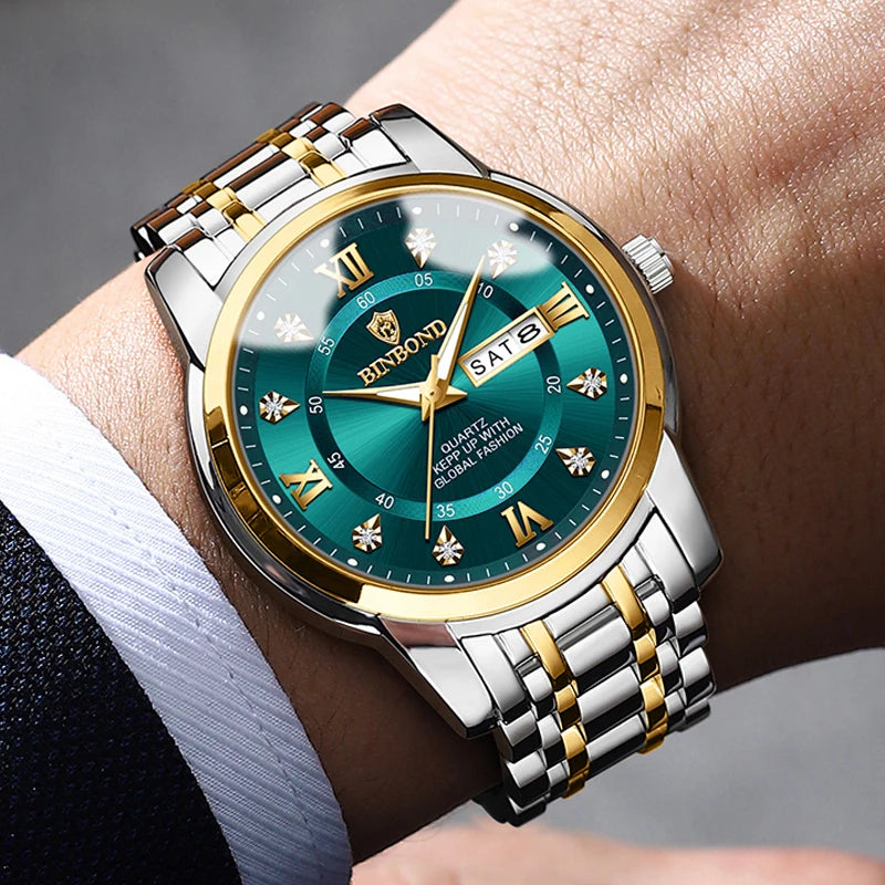 2025 Top Brand Luxury Fashion Diver Watch Men 30ATM Waterproof Date Clock Sport Watches Mens Quartz Wristwatch Relogio Masculino