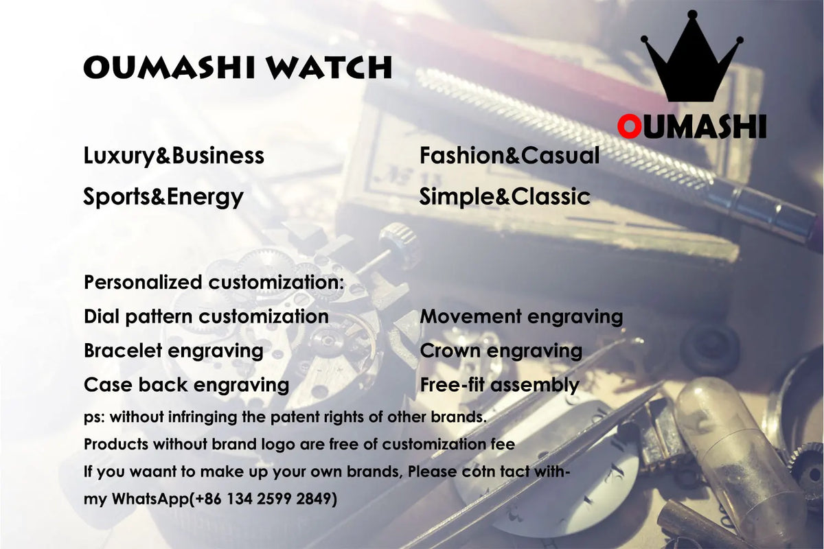 Luxury Automatic Watches for Men ETA7750 Chronograph Mechanical Style Dial Luminous Waterproof Leather strap Custom Men's Watch
