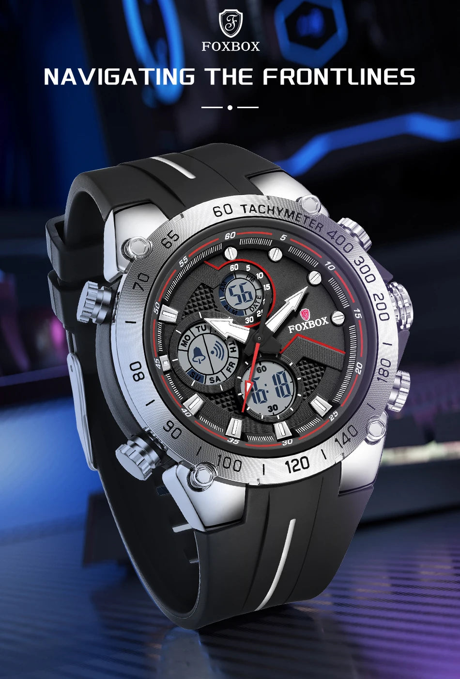 LIGE New Watches Mens Luxury Brand LED Digital Analog Waterproof Quartz Wristwatch Sports Chronograph Clock Relogio Masculino