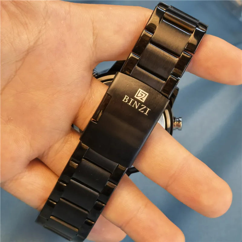 Top Brand Luxury Mens Quartz Gold Watches 2025 Men Sports Waterproof Man Wristwatch Chronograph Male Clock Relogio Masculino