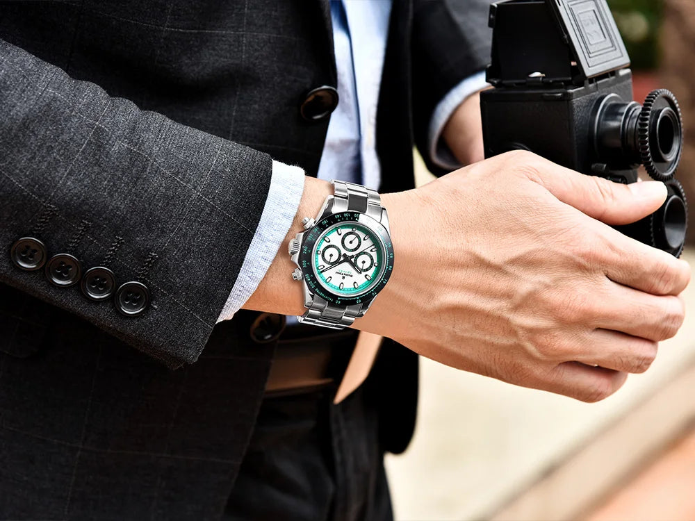 2025 new men's watch mechanical watch for Man RollsTimi top brand fashion automatic watch ceramic bezel stainless steel gift box