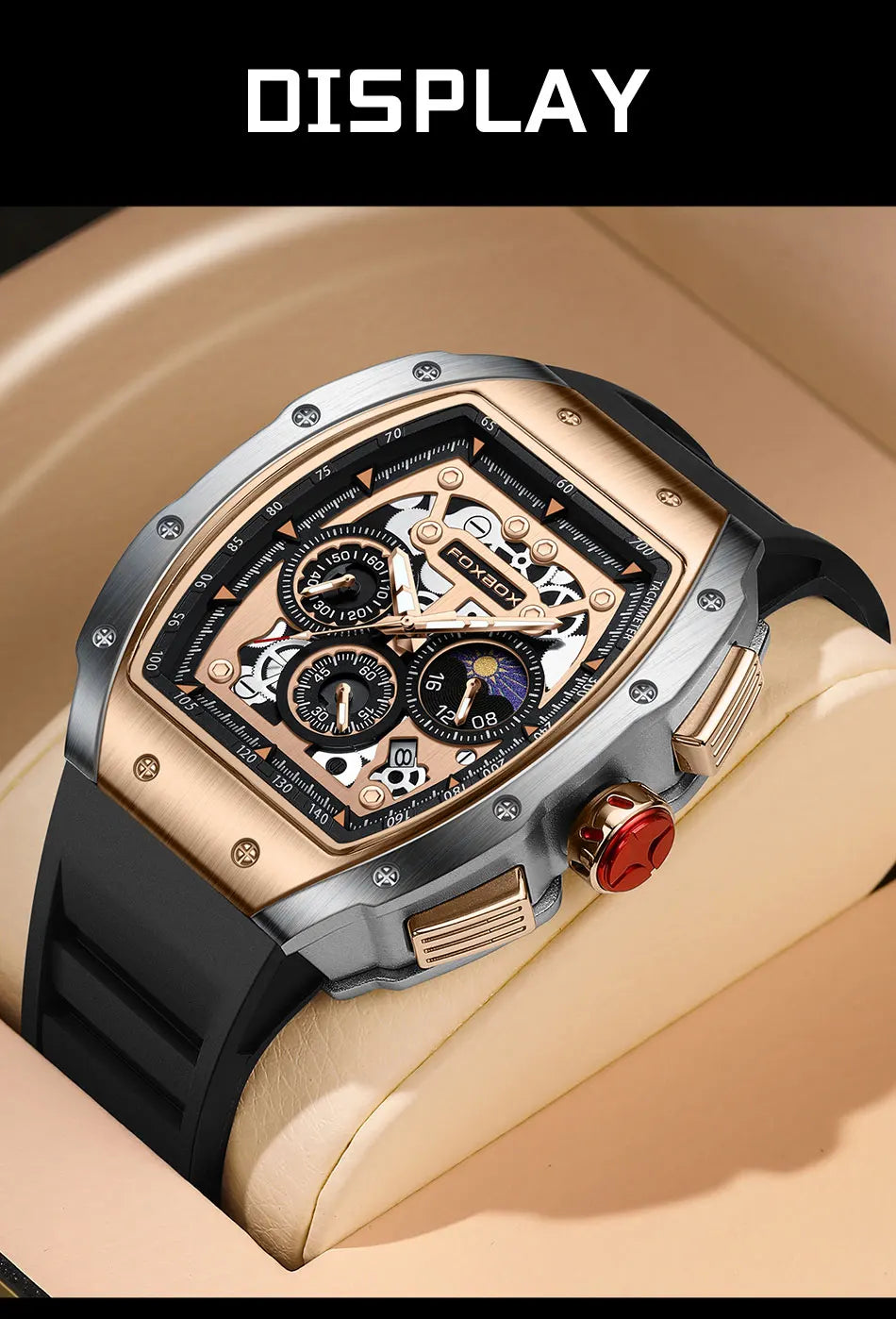 Relogio Masculino LIGE Men Watch Foxbox Brand Luxury Waterproof Quartz Wristwatch For Men Date Sport Silicone Clock Male Watches