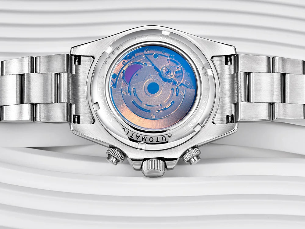 2025 new men's watch mechanical watch for Man RollsTimi top brand fashion automatic watch ceramic bezel stainless steel gift box