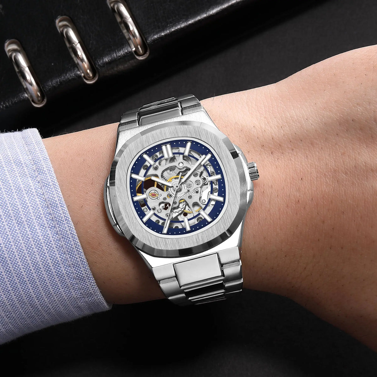 New Men's Watch New Luxury Business Watch Men Waterproof Gold Dial Watches Fashion Male Clock Wrist Watch Relogio Masculino 2023