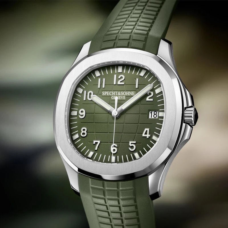 2025 New Men's Watches Automatic Mechanical Watch Luxury Brand Specht&Sohne Sport Watch For Men Rubber Strap Relogio Masculino